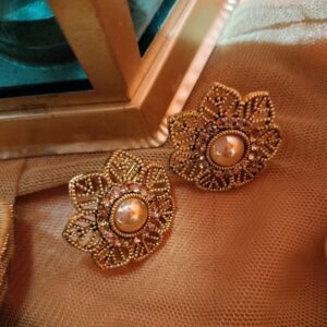 Brass Earrings Studs For Women And Girls