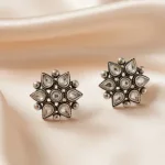 Kundan Oxidixed Stud For Women and Girls