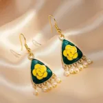 Meenakari Flower Bloom Earring For Women and Girls