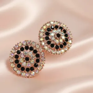 Rhinestone Mandala Earrings For women and Girls