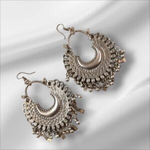 Beautiful Danglers in German silver (Chandrakanta)
