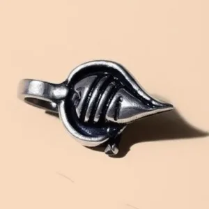 Oxidized Silver tone nose Stud-nosepin