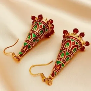 Traditional Multicolor Meenakari Jhumka For Women and Girls