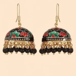 Traditonal multicolor Meenakari Jhumka For women & Girls
