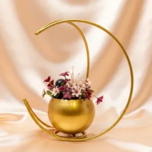Metal Flower Vase For Home Decor